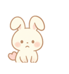 文字なしうさちゃん表情/シーン別セット♡（個別スタンプ：12）
