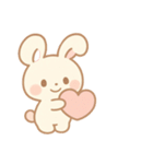 文字なしうさちゃん表情/シーン別セット♡（個別スタンプ：16）