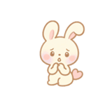 文字なしうさちゃん表情/シーン別セット♡（個別スタンプ：19）