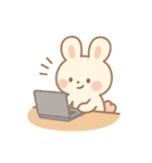 文字なしうさちゃん表情/シーン別セット♡（個別スタンプ：21）