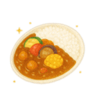 夏のごちそう、いただきます！（個別スタンプ：9）
