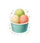 夏のごちそう、いただきます！（個別スタンプ：16）