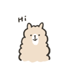ふわふわアルパカのAio＆Paca（個別スタンプ：1）