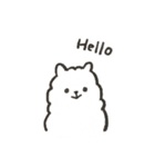 ふわふわアルパカのAio＆Paca（個別スタンプ：2）