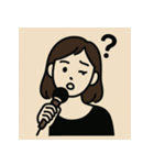 え？な顔たち - キョトンとかわいい！（個別スタンプ：12）