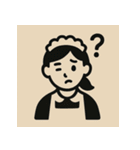 え？な顔たち - キョトンとかわいい！（個別スタンプ：21）