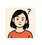 え？な顔たち - キョトンとかわいい！（個別スタンプ：30）