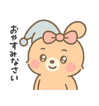 ふんわりリボンうさぎ（個別スタンプ：12）