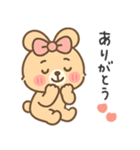 ふんわりリボンうさぎ（個別スタンプ：26）