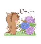 うまのさんぽ（個別スタンプ：14）