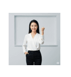 YES！世界の自信満々キャラ（個別スタンプ：1）