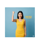 YES！世界の自信満々キャラ（個別スタンプ：5）