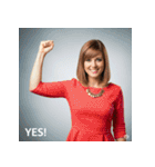 YES！世界の自信満々キャラ（個別スタンプ：11）