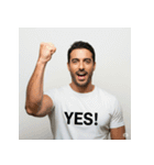 YES！世界の自信満々キャラ（個別スタンプ：19）