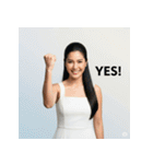 YES！世界の自信満々キャラ（個別スタンプ：21）