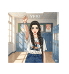 YES！世界の自信満々キャラ（個別スタンプ：35）