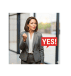 YES！世界の自信満々キャラ（個別スタンプ：37）