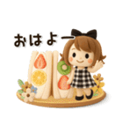 【3D】ずっと使える♡くるりんボブガール（個別スタンプ：15）