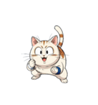 【戦う猫 1】（個別スタンプ：8）