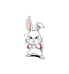 【戦うウサギ 1】（個別スタンプ：5）