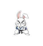 【戦うウサギ 1】（個別スタンプ：8）