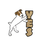 ジャックラッセルテリアハート（個別スタンプ：9）