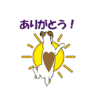 ジャックラッセルテリアハート（個別スタンプ：16）