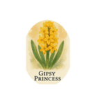 ヒヤシンスの花シリーズ:Hyacinth flowers（個別スタンプ：9）