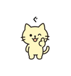 最低限ねこ（個別スタンプ：12）