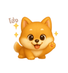 ワンだふる｜柴犬【タイ語】（個別スタンプ：9）