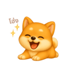 ワンだふる｜柴犬【タイ語】（個別スタンプ：11）