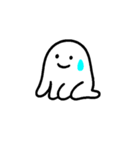 なんか白いいきもの（のんちゃん）（個別スタンプ：8）