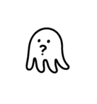 なんか白いいきもの（のんちゃん）（個別スタンプ：11）