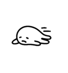 なんか白いいきもの（のんちゃん）（個別スタンプ：12）