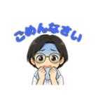 お母さんと子供の夏の日常会話（個別スタンプ：1）