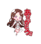 アイドルちゃんたち（個別スタンプ：3）