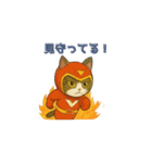 正義の味方☆ねこ戦隊スタンプ（個別スタンプ：5）