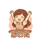 ぴょんこ先輩たちのポチッとスタンプ（個別スタンプ：8）