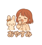 ぴょんこ先輩たちのポチッとスタンプ（個別スタンプ：11）