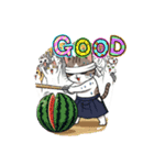 猫のなつの風物詩（個別スタンプ：1）