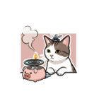 猫のなつの風物詩（個別スタンプ：4）