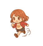 ぴょんこ先輩のイラストで言葉をお届け！（個別スタンプ：4）