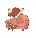 ぴょんこ先輩のイラストで言葉をお届け！（個別スタンプ：7）