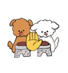 ビションフリーゼのぽんぽん2（個別スタンプ：9）