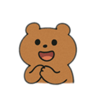 「情緒ブレすぎくま」（セリフなしver.）（個別スタンプ：2）