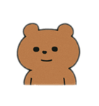「情緒ブレすぎくま」（セリフなしver.）（個別スタンプ：10）