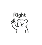 Hello！ くまの英語スタンプ（個別スタンプ：16）