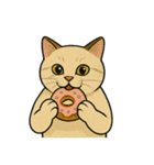食べるねこ（個別スタンプ：16）