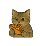 食べるねこ（個別スタンプ：17）