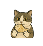 食べるねこ（個別スタンプ：18）